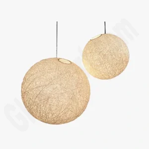 DIY Hemp Pendant Lamps